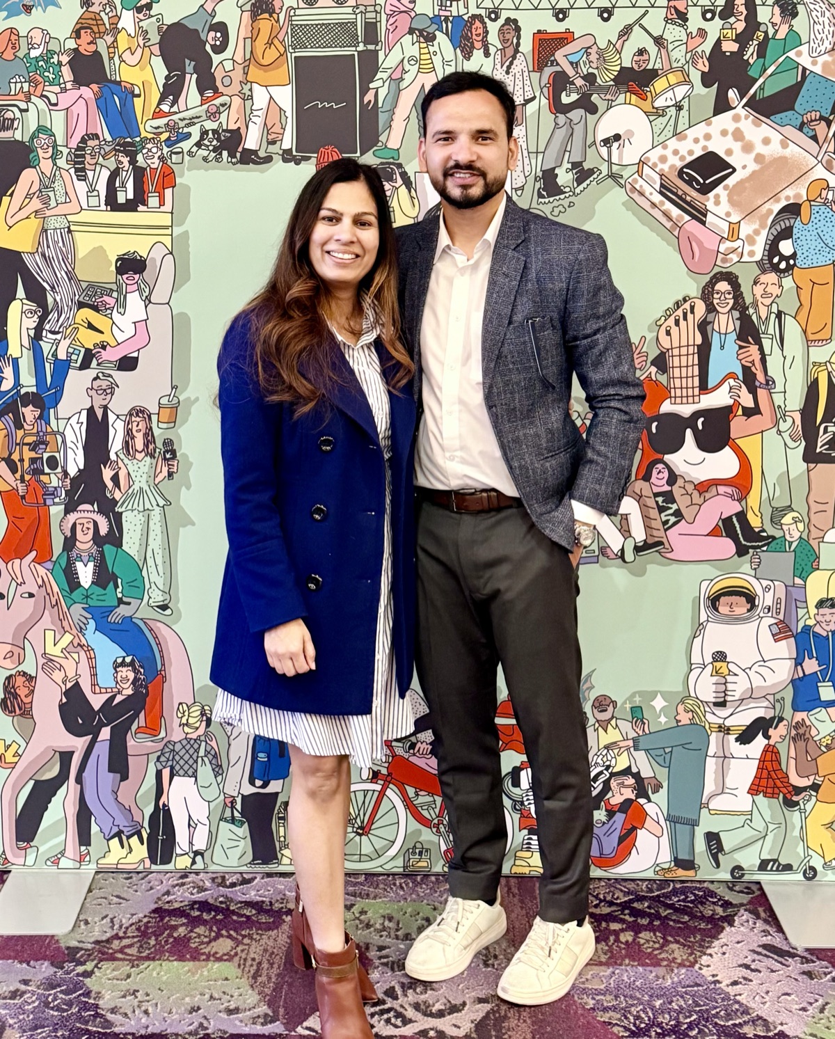 Basanta Khanal and Anita Sharma at SXSW